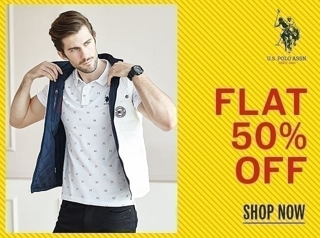 Flat 50% Off on Wide Range of US POLO ASSN. Fashion Collection